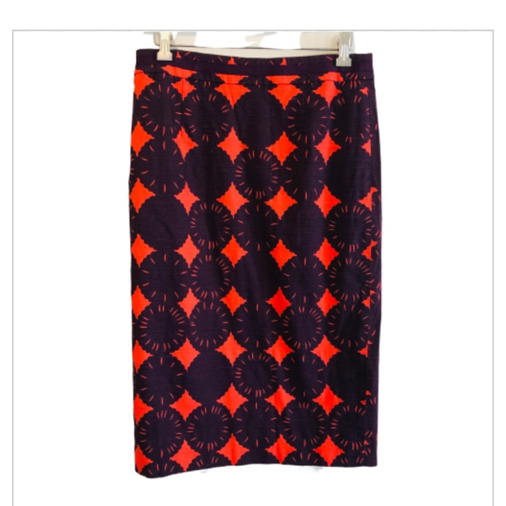 Boden Diamond Pattern Classic Pencil Skirt TALL